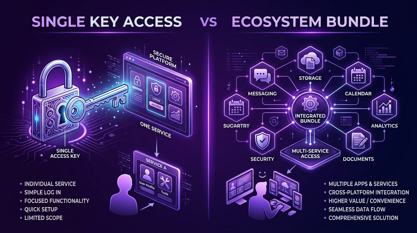 диаграмма сравнение RushVPN и Surfshark — стиль RushVPN, нейтральная палитра.